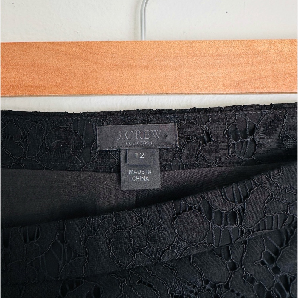 J. Crew • Lace Pencil Skirt in Black - Picture 6 of 6